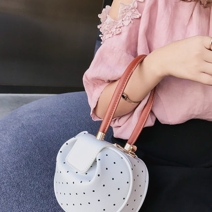 Mini sacs fourre-tout à pois en forme de boulette