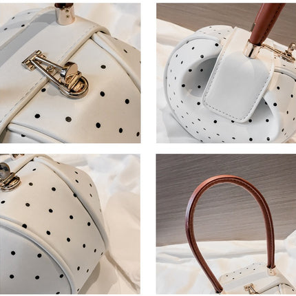 Mini sacs fourre-tout à pois en forme de boulette