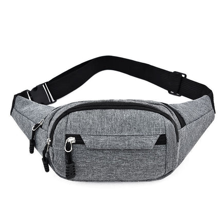 Ultra-Thin Unisex Running Waist Bag, Mini Cloth Bucket Bag with Car Suture
