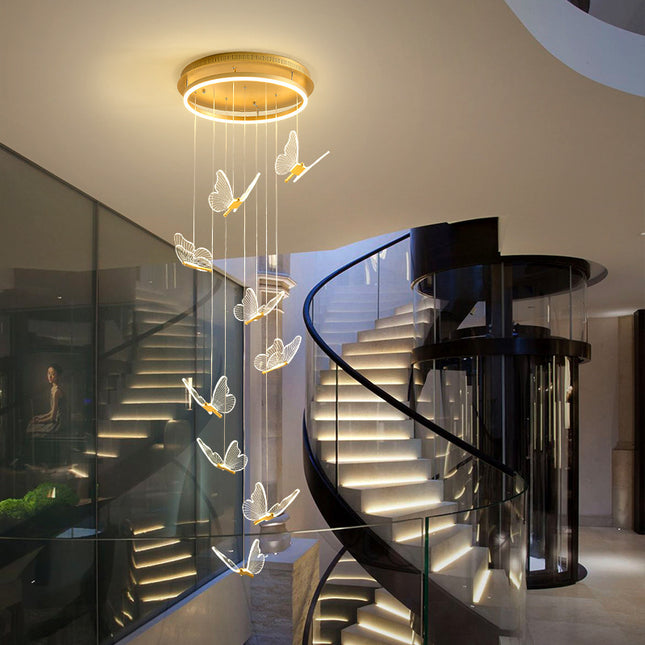 Loft Revolving Duplex Chandelier