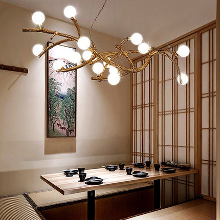 Zen Tree Branch Chandelier