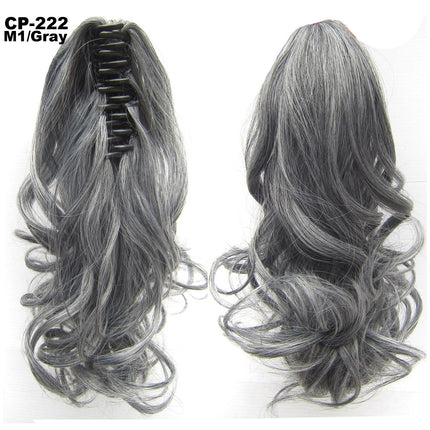 Long Wave Ponytail Wrap Around Clip-In Hair Headwear