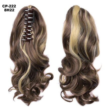 Long Wave Ponytail Wrap Around Clip-In Hair Headwear