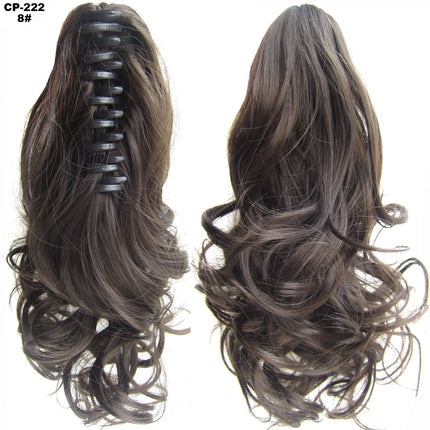 Long Wave Ponytail Wrap Around Clip-In Hair Headwear