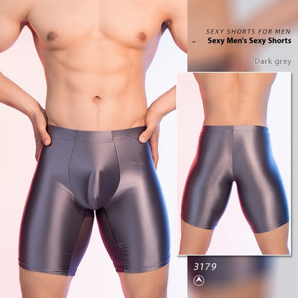 Leggings gainants en soie glacée brillante