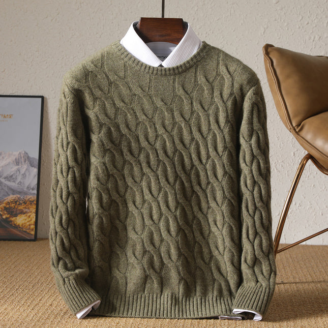 Men's Round Neck Casual Sweater