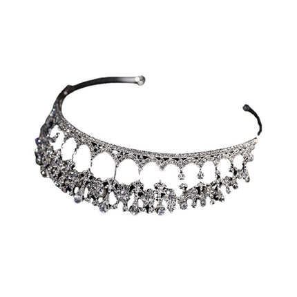 Épingle à cheveux de mariée exquise en alliage de perles et de diamants