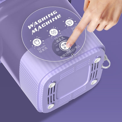 Plastic Folding Washing Machine Automatic Washing Underwear Panty Socks Baby Pet Clothes Dormitory Washing Integrated