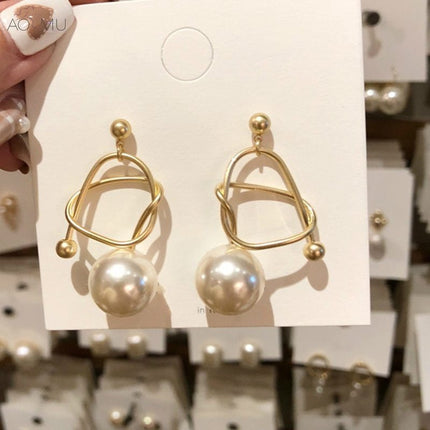 Boucles d'oreilles en perles personnalisées avec enroulement en métal