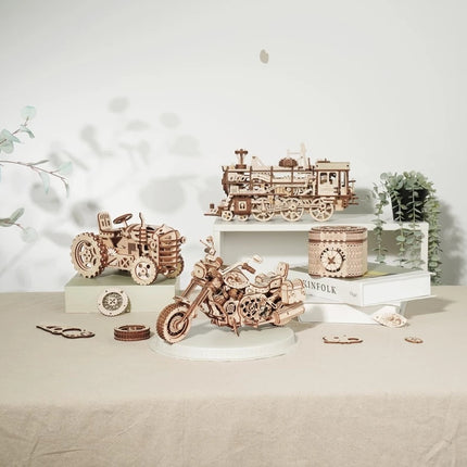 Robotime Rokr Cruiser Motorcycle DIY Wooden Model