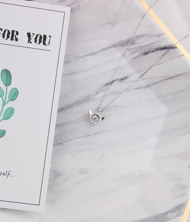 Unique Silver All-Match Necklace