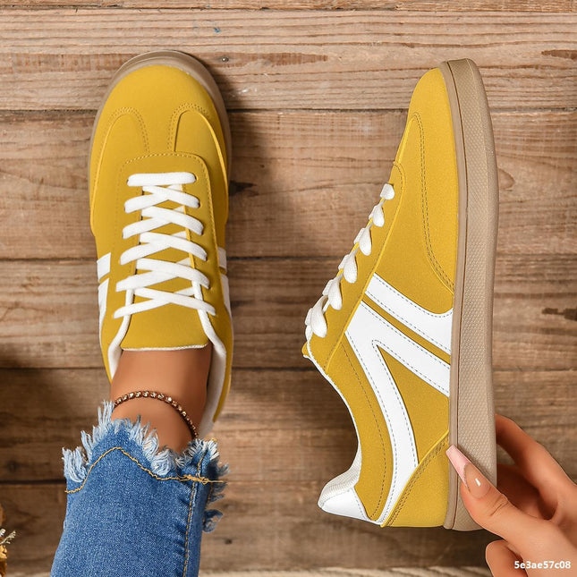 Lace-up Round Toe Flats Shoes