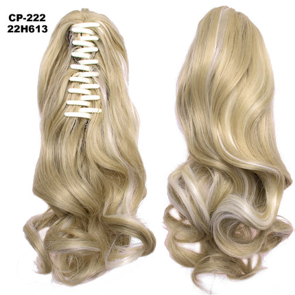 Long Wave Ponytail Wrap Around Clip-In Hair Headwear
