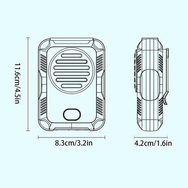 Leafless Waist Hanging Fan