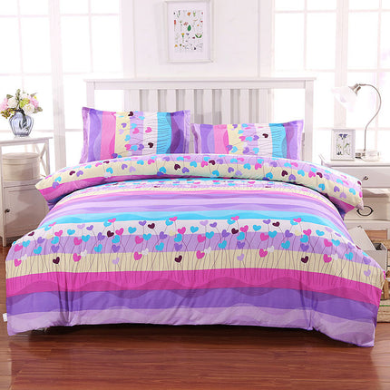Diamond Velvet 4-Piece Bedding Set