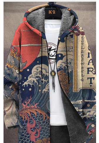 Thick Hooded Winter Cardigan