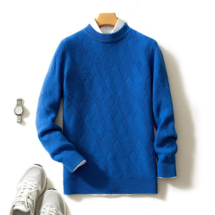Pull en cachemire épais pour homme
