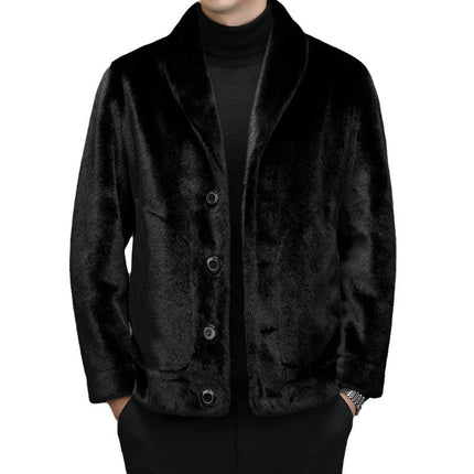Men's Reversible Padded Fur Jacket