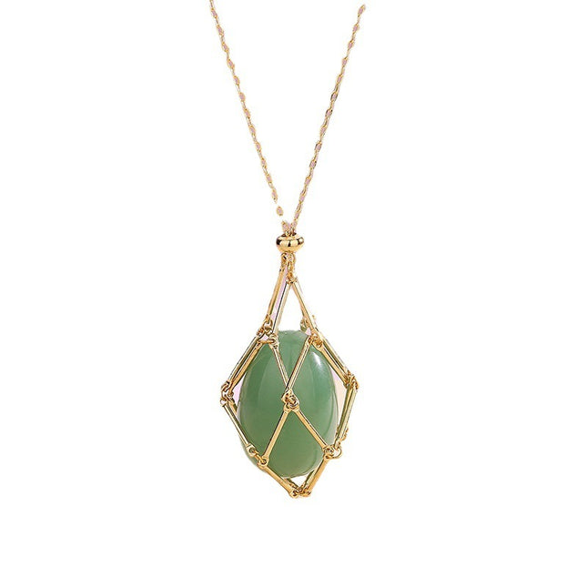 Natural Crystal Energy Pendant Necklace