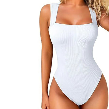 U-neck Sleeveless Jumpsuit