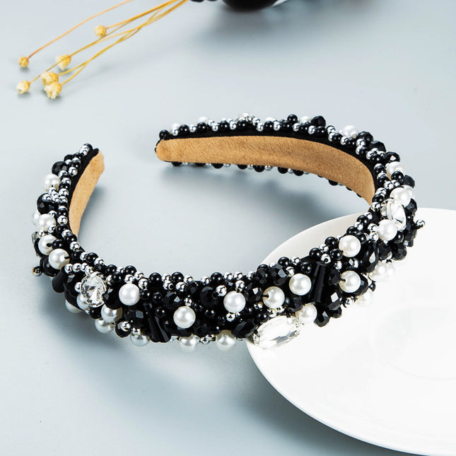 Bandeau baroque en cristal
