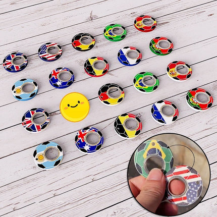 Football World Cup Fidget Spinner Toy Keychain