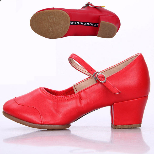 Women's Soft-Soled Dance Shoes for Practice and Performance