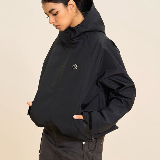 Loose Hooded Windbreaker Fashion Jacket