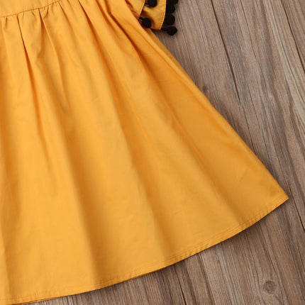 Vêtements pour nouveau-nés pour enfants, robe sans manches pour filles