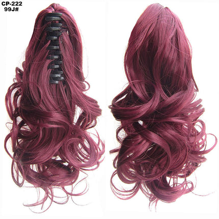 Long Wave Ponytail Wrap Around Clip-In Hair Headwear