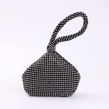Sacs de soirée portables en strass – Style boulette de soie