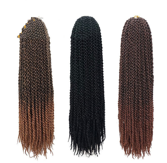 Crochet Braid Hair Synthetic Black Brown Senegalese Twist