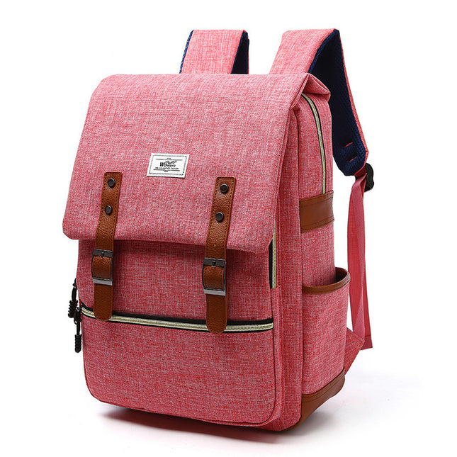 Sac à dos en toile vintage pour hommes et femmes - Chargement USB, ordinateur portable et prêt pour le voyage
