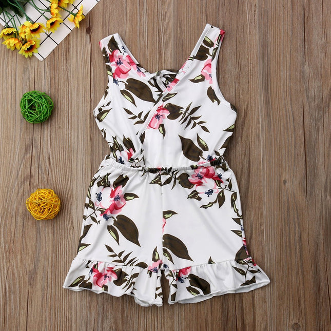 Tenues florales pour bébé fille d'été