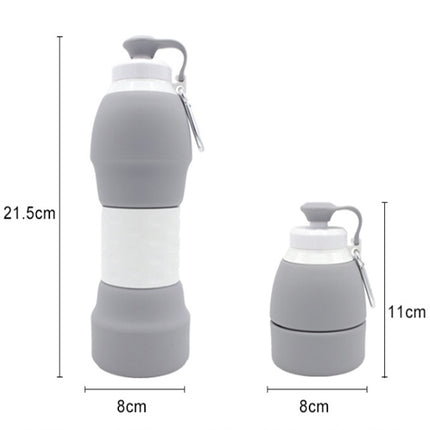 Bouteille d'eau pliable en silicone