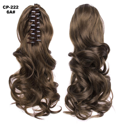 Long Wave Ponytail Wrap Around Clip-In Hair Headwear