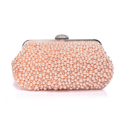Pochette de banquet de luxe faite à la main avec perles - Coque en polyester avec détails en perles