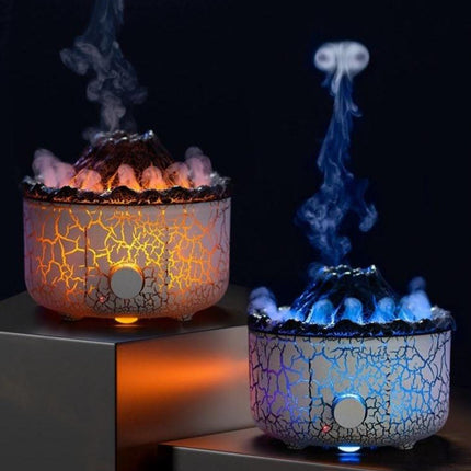 Volcano Jellyfish Flame Humidifier Aromatherapy Diffuser