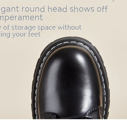 Bottines à lacets de style rétro britannique pour hommes