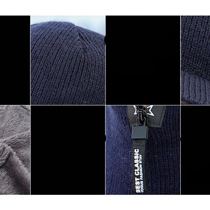 Wool Hat All-match Cycling To Keep Warm And Cold And Velvet