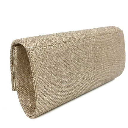 Pochette de mariage élégante – Tissu, bandoulière en chaîne