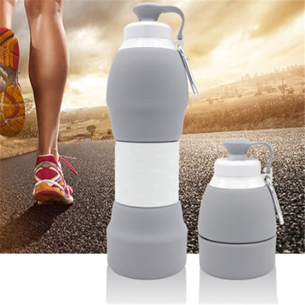 Bouteille d'eau pliable en silicone