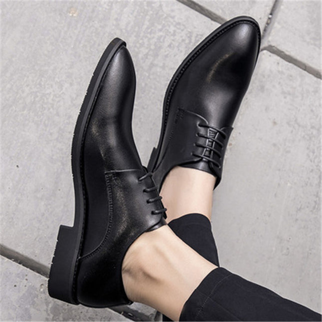 Classic Leather Casual Shoes - Ordinary Style