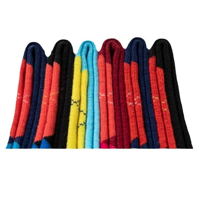 Long Trendy Casual Happy Socks