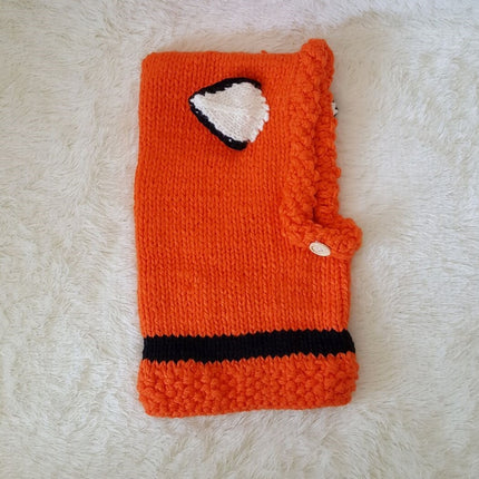 Bonnet en laine tricoté avec cache-oreilles pour enfants