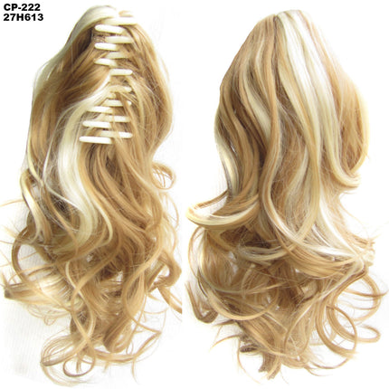 Long Wave Ponytail Wrap Around Clip-In Hair Headwear