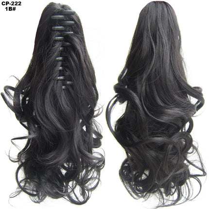 Long Wave Ponytail Wrap Around Clip-In Hair Headwear