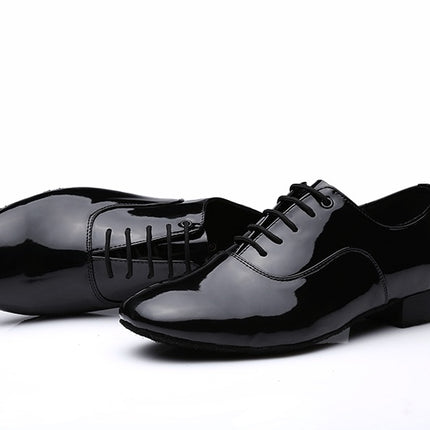 Men's Leather Dance Shoes Soft Bottom Latin & Standard