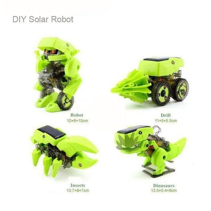 High Tech Transforming Solar Powered Dino Robot