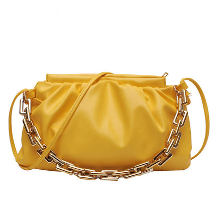 Sac à bandoulière portable à chaîne épaisse en forme de nuage